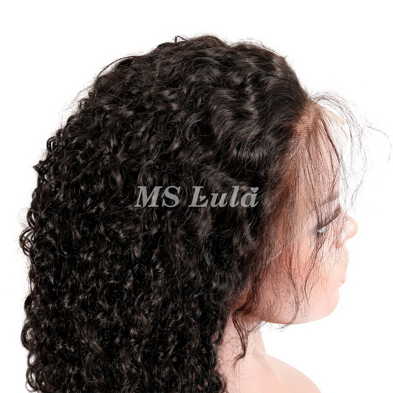 Human Hair Deep Wave BOB Lace Front Wig 250% Density - 图片 7
